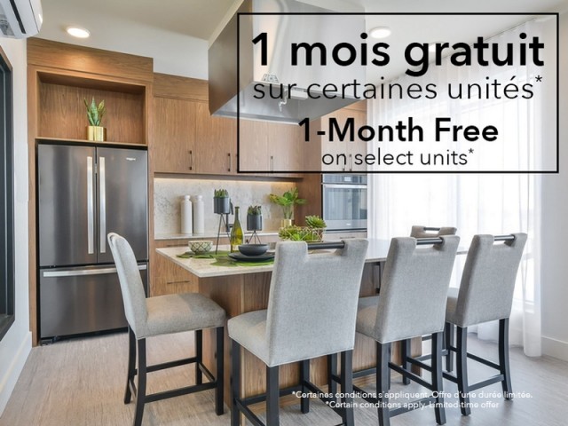 Brossard Apartment 1-2 b. $1,500/month. Apartment for rent in Brossard
