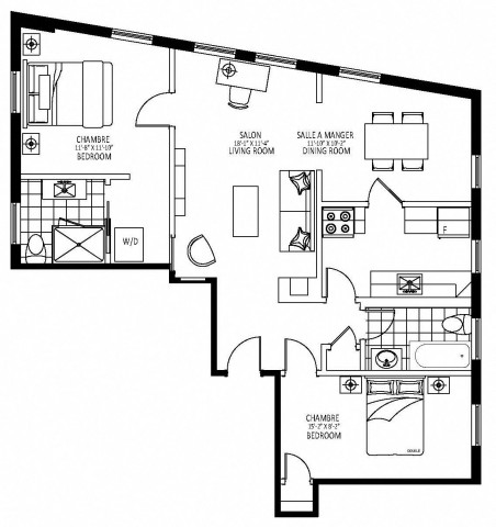 Westmount Apartment 2 b. $2,689/month. Apartment for rent in Westmount