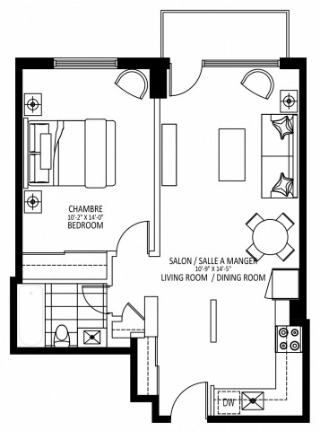 Plateau Mont-Royal Apartment 1 b. $1,599/month. Apartment for rent in Plateau Mont-Royal