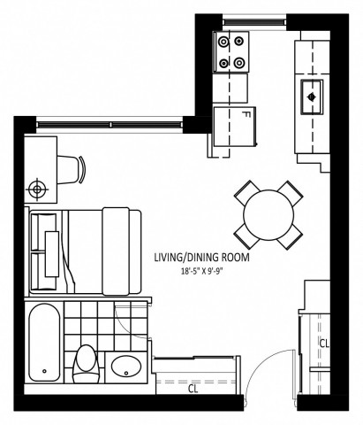 Mississauga Apartment Studio $1,775/month. Apartment for rent in Mississauga