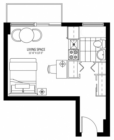 Ottawa Apartment Studio $1,479/month. Apartment for rent in Ottawa