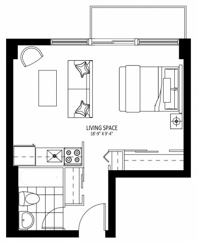 Ottawa Apartment Studio $1,529/month. Apartment for rent in Ottawa