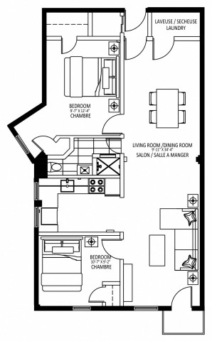 Westmount Apartment 2 b. $1,974/month. Apartment for rent in Westmount