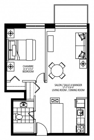 Plateau Mont-Royal Apartment 1 b. $1,599/month. Apartment for rent in Plateau Mont-Royal