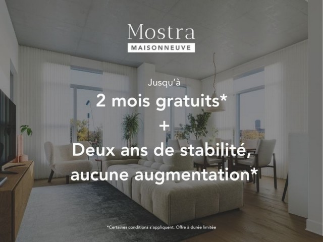 Mercier and Nouveau-Rosemont Apartment 2 b. $2,292/month. Apartment for rent in Mercier and Nouveau-Rosemont