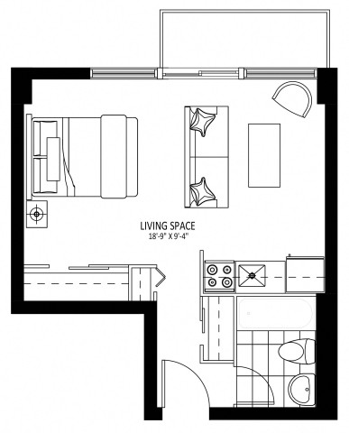 Ottawa Apartment Studio $1,549/month. Apartment for rent in Ottawa